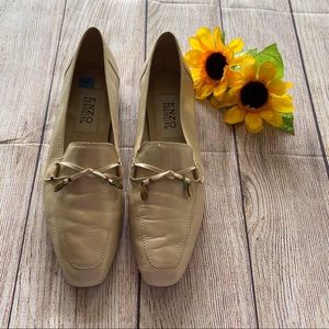 Enzo Angiolini Linear Flat Bow Skimmer Loafers